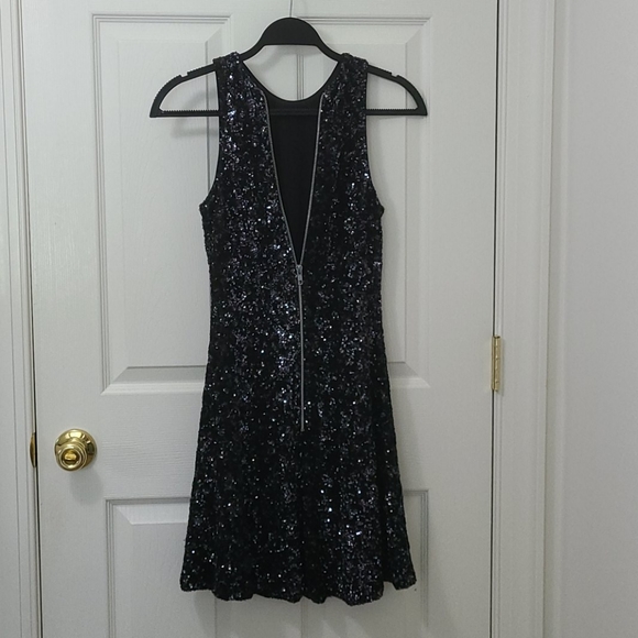 Sequined Mini Cocktail Dress - Picture 3 of 6